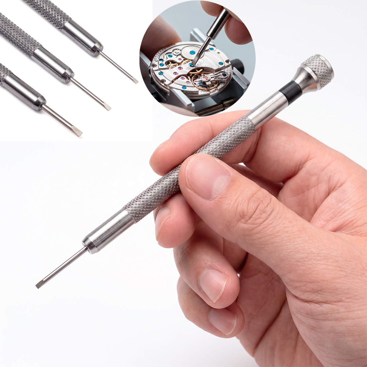 Micro Screwdriver Kit - High Quality 8-Piece Flat Small Screwdriver