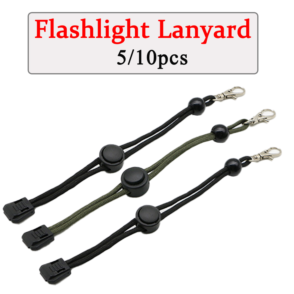 Edc Carry Belt - 5/10Pcs 21CM Flashlight Straps Lanyard Sling