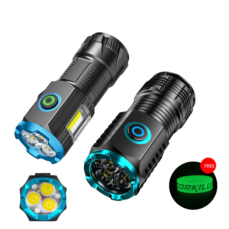 Edc Every Day Carry おもちゃ - Type-C USB Rechargeable Pocket Mini Led
