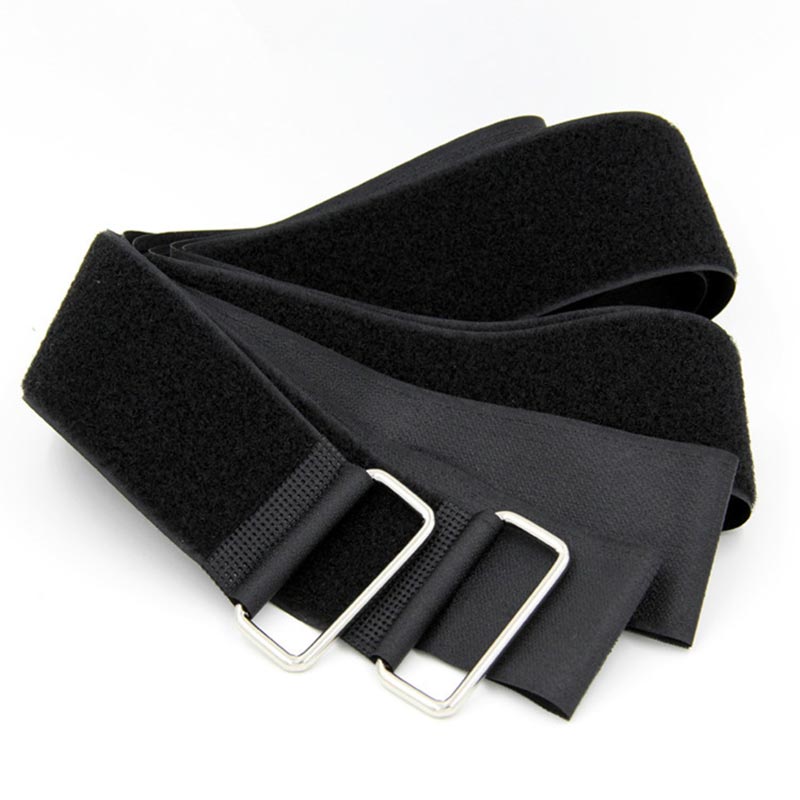 Gear Tie Reusable - 5Pcs Metal Buckle Hook And Loop