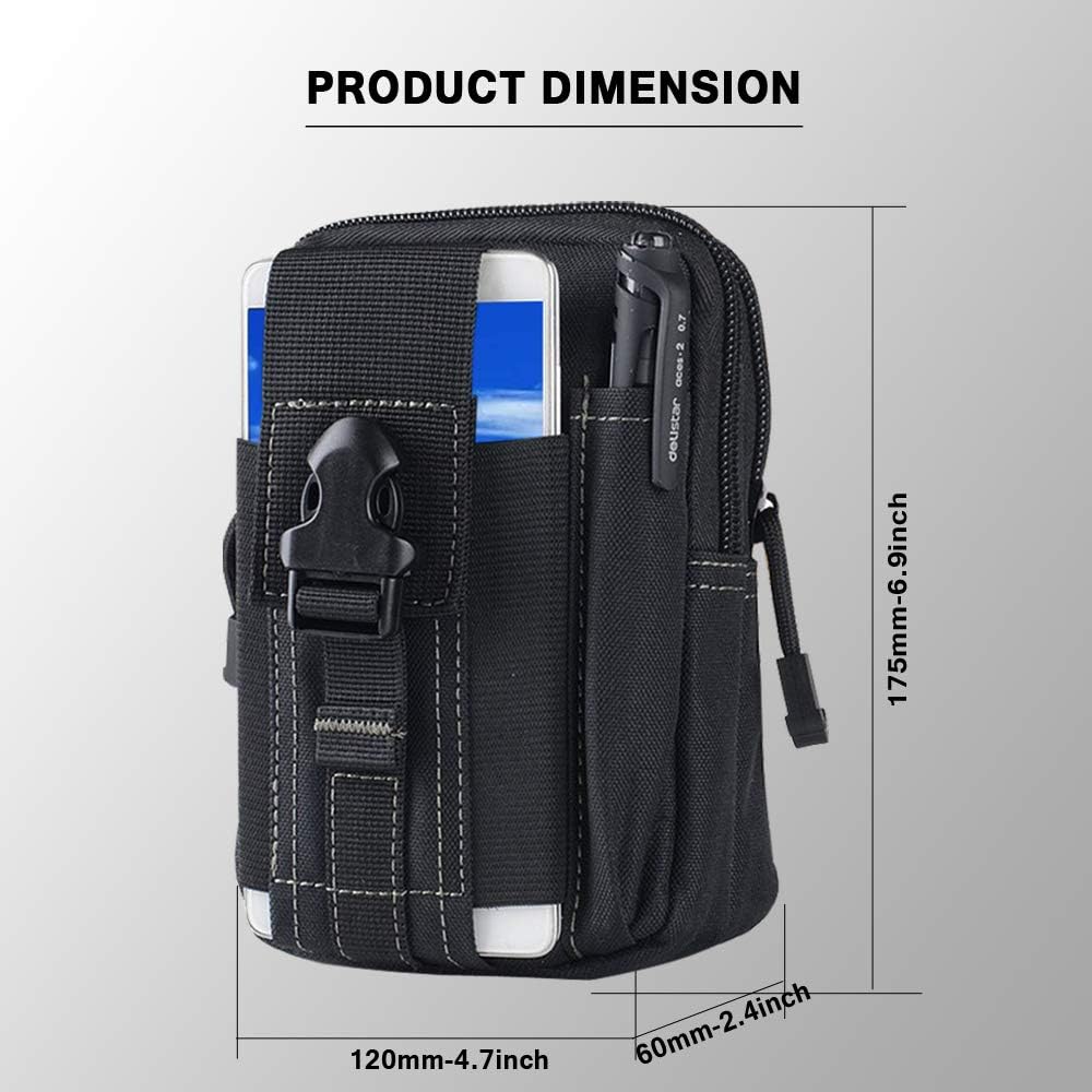 Tactical Molle Belt Pouch Mili - Edc Carry Items recension och pris