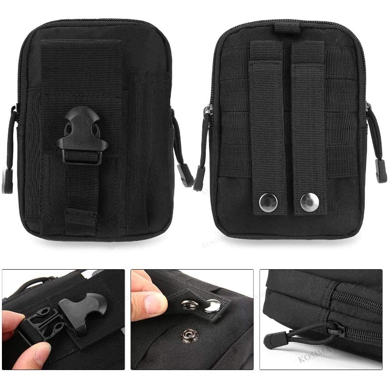 Tactical Molle Admin Pouch Uti - Edc Carry Belt recension och pris