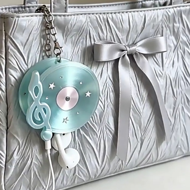 Kawaii Record Cable Organizer  - Cable Winder Keychain recension och pris