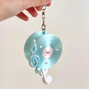 Kawaii Record Cable Organizer  - Cable Winder Keychain recension och pris