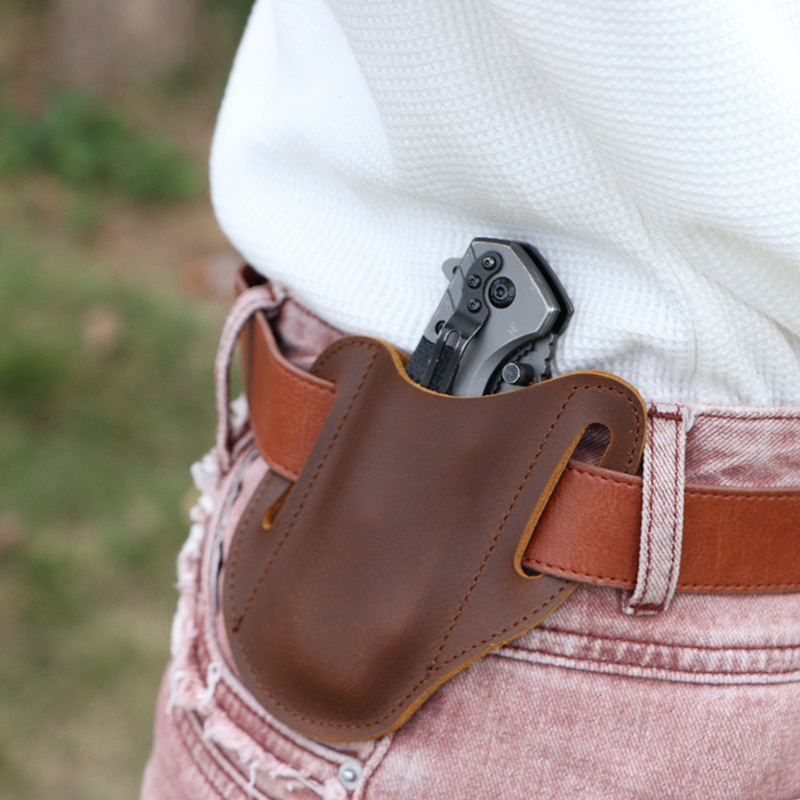 Leather EDC Tool Pouch Outdoor - Edc Carry Items recension och pris