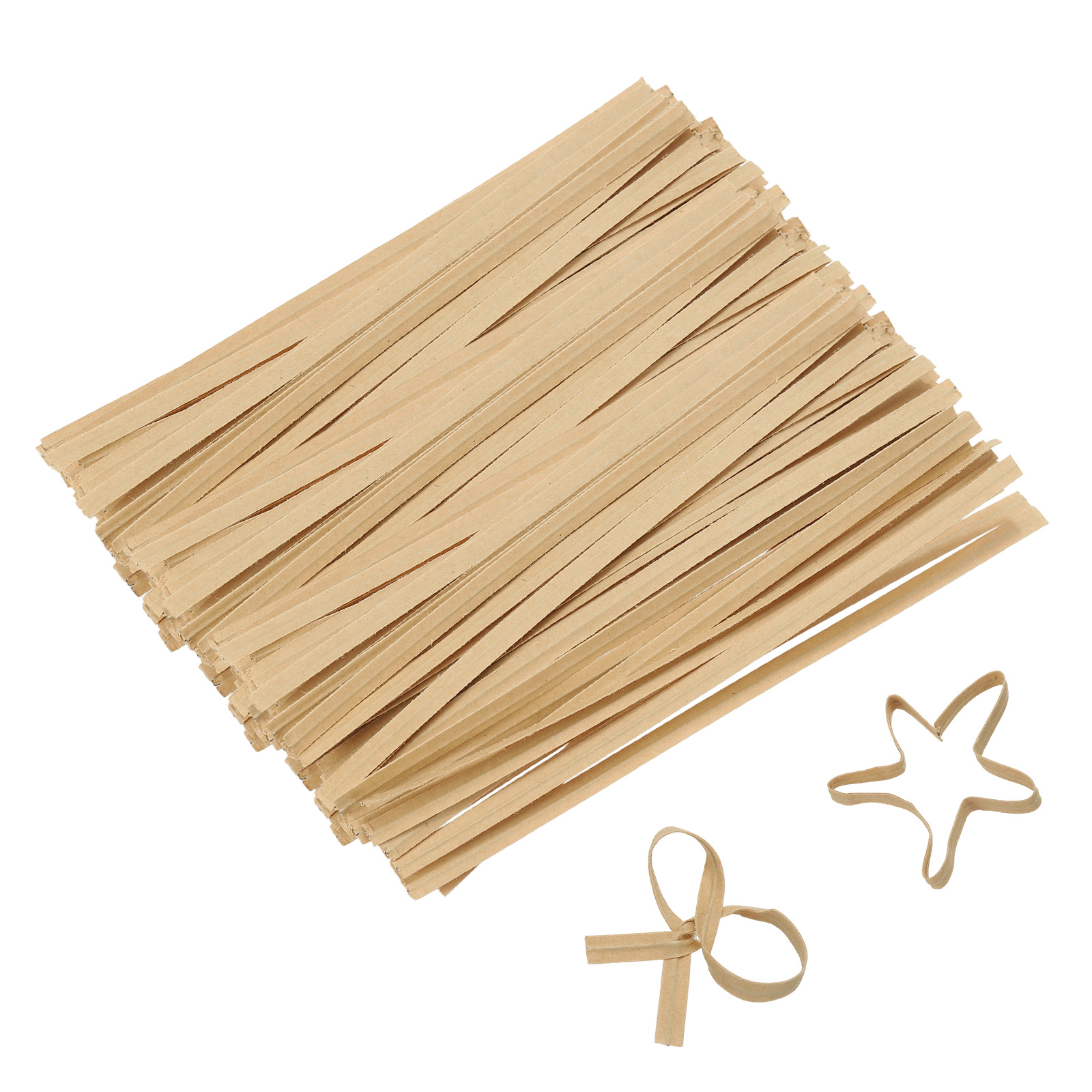 1000pcs Kraft Paper Twist Ties - Gear Tie Reusable recension och pris