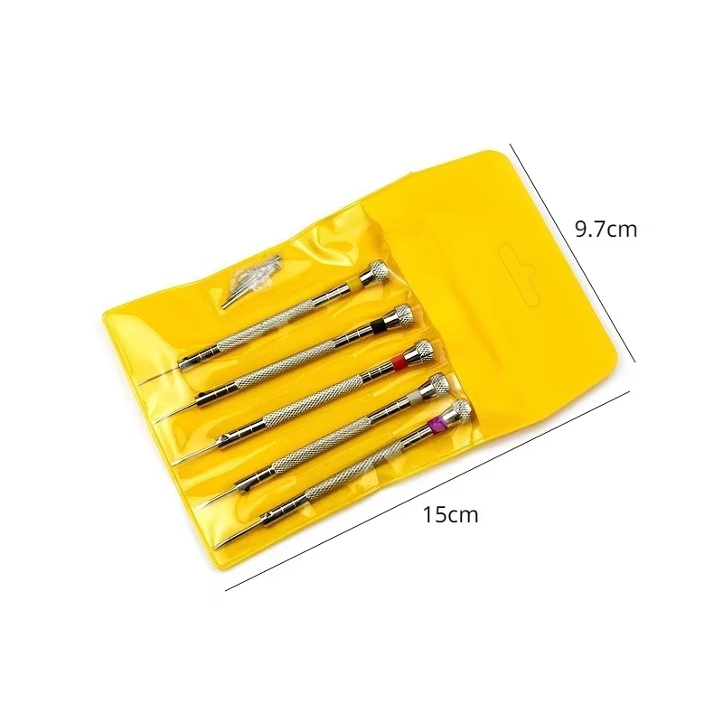 5pcs/Set 0.8-1.6mm Steel Screw - Micro Screwdriver Kit recension och pris