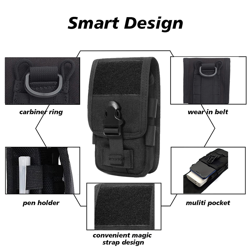 1000D Phone Pouch Fanny Pack D - Edc Carry Case recension och pris