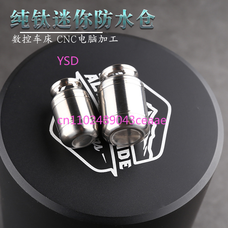 Mini Titanium Waterproof Pill  - Edc Pill Carry recension och pris