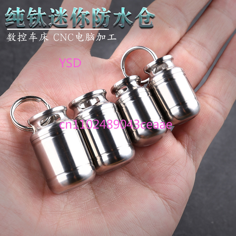 Mini Titanium Waterproof Pill  - Edc Pill Carry recension och pris