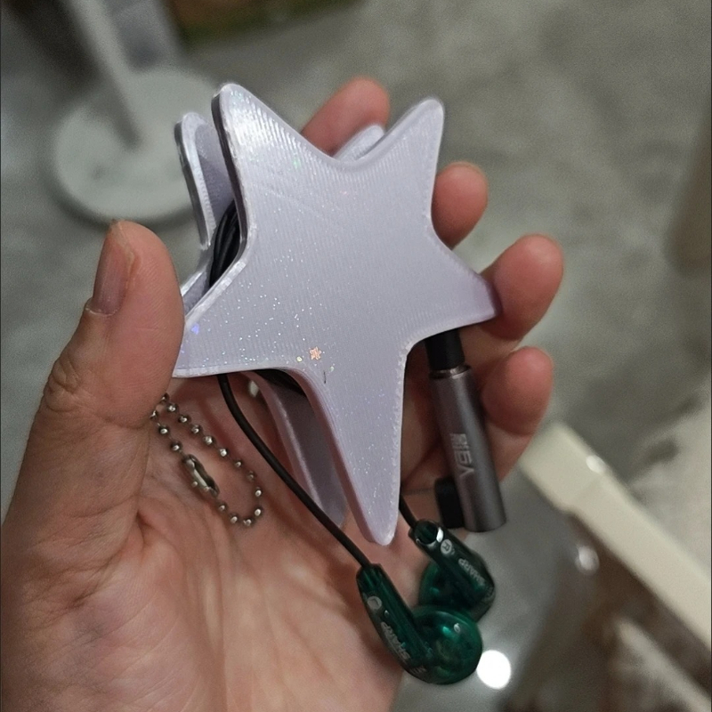 3D Star Cable Winder Y2K Cute  - Cable Winder Keychain recension och pris