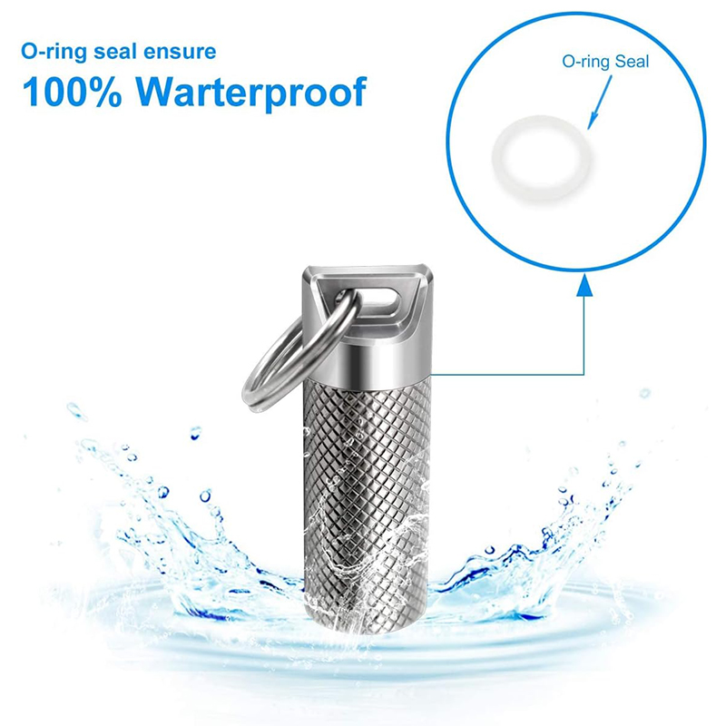Titanium Alloy Mini Waterproof - Edc Pill Carry recension och pris