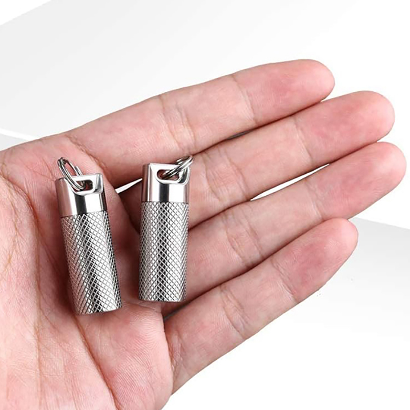 Titanium Alloy Mini Waterproof - Edc Pill Carry recension och pris
