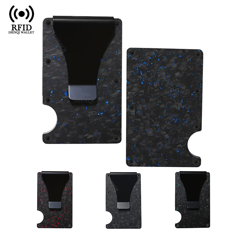 Men's RFID Blocking Wallet Met - Edc Carry Case recension och pris