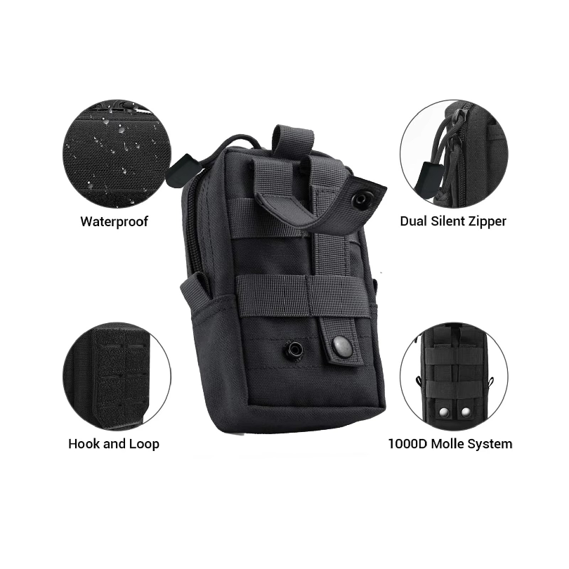Tactical Molle Pouch Waist Bag - Edc Carry Items recension och pris
