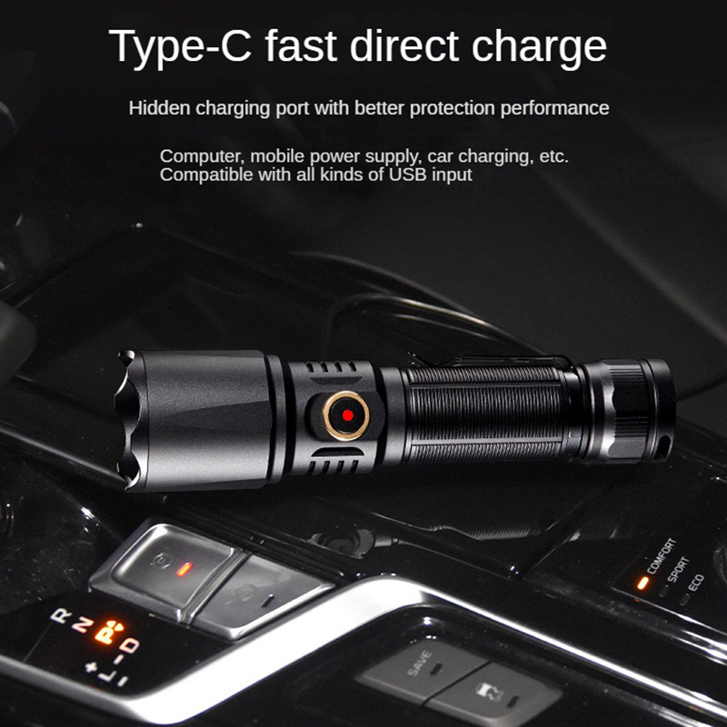 Type-C USB Rechargeable 21700  - Edc Every Day Carry おもちゃ recension och pris