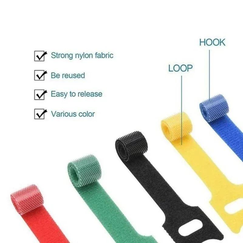 10/30/50Pcs Reusable Hook And  - Gear Tie Reusable recension och pris