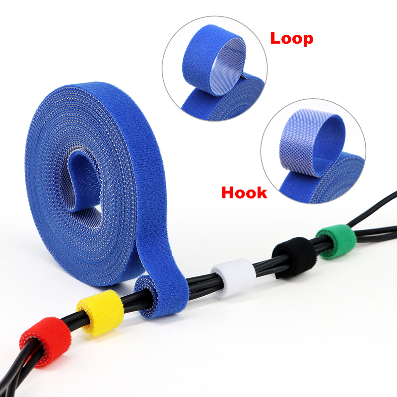 5M/Roll Hook and Loop Type Fas - Gear Tie Reusable recension och pris