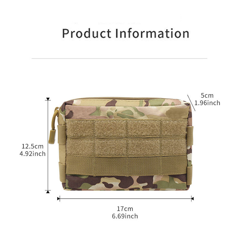 Tactical Molle Waist Pack 600D - Edc Carry Items recension och pris
