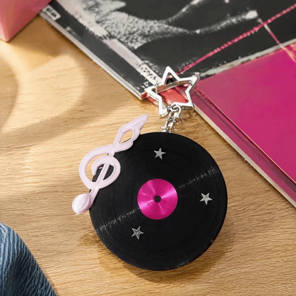 Y2K Vinyl Record Keychain Kore - Cable Winder Keychain recension och pris