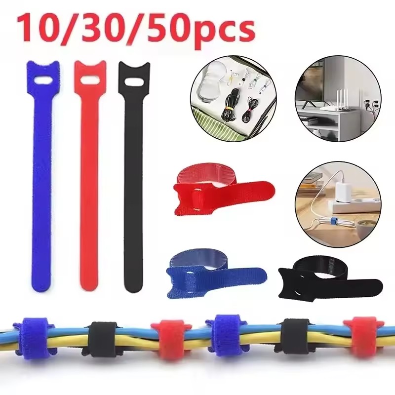 10/30/50Pcs Reusable Hook And  - Gear Tie Reusable recension och pris