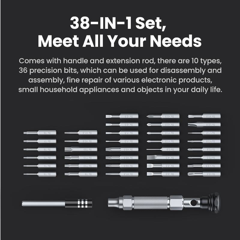 UGREEN 38-in-1 Precision Screw - Micro Screwdriver Kit recension och pris