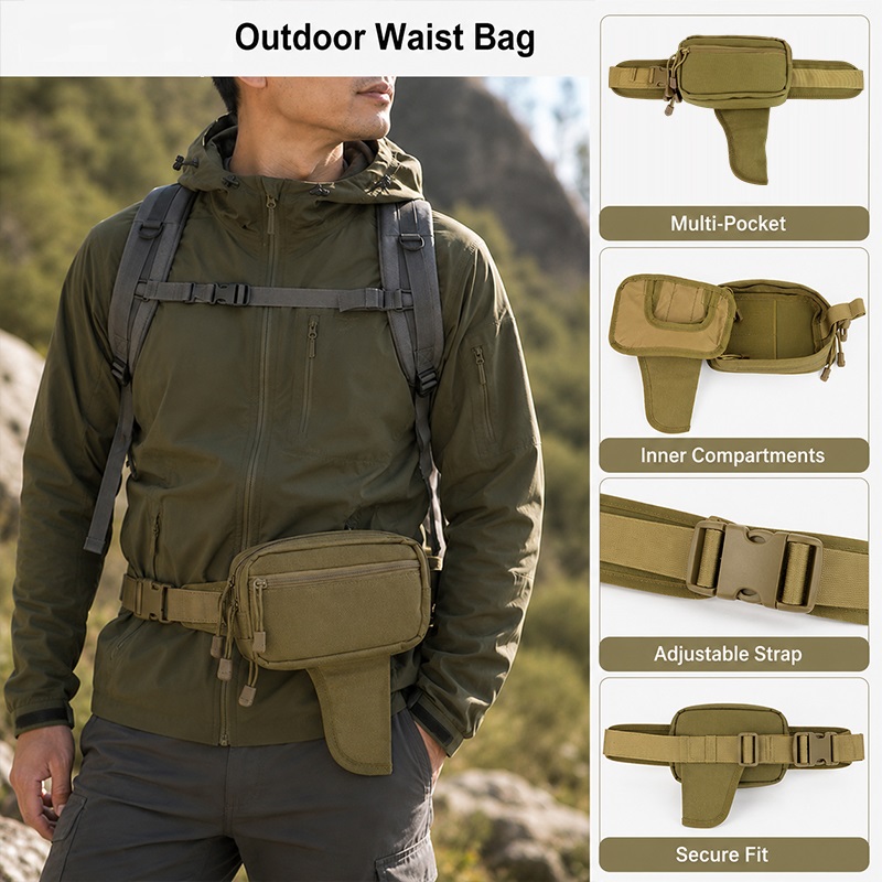 Multifunctional Waist Bag Nylo - Edc Carry Belt recension och pris