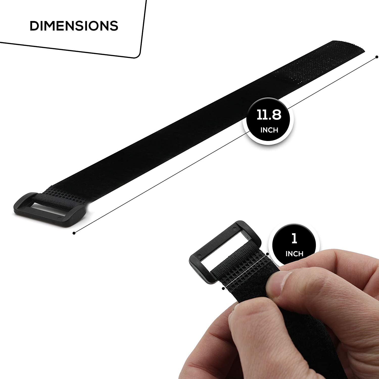 10pcs Reusable Cable Straps Mu - Gear Tie Reusable recension och pris