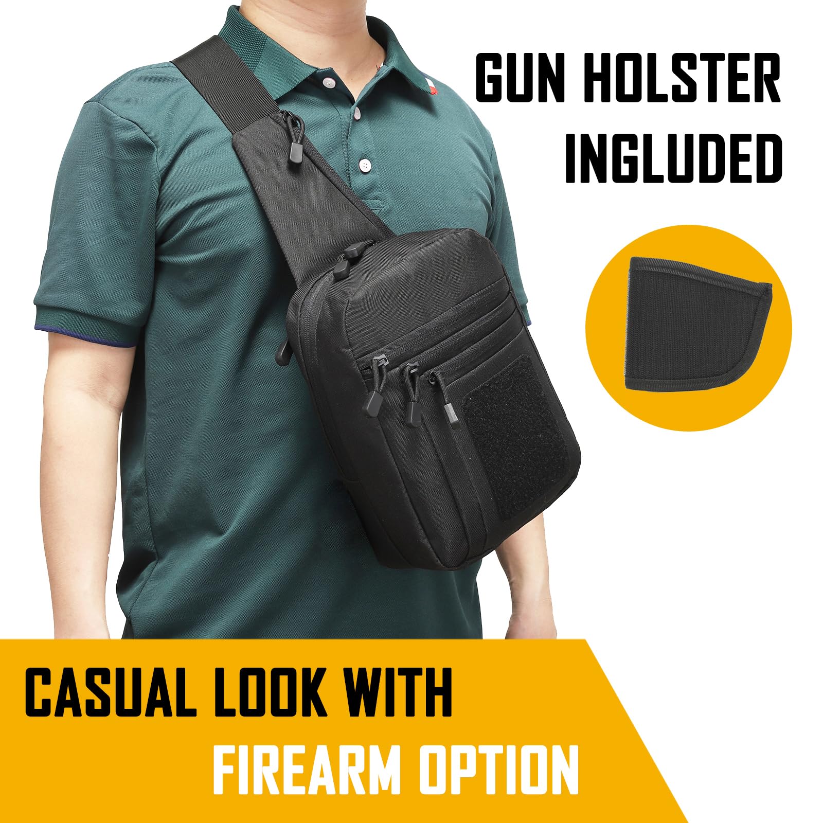 Concealed Carry Crossbody Bag  - Edc Carry Holster recension och pris